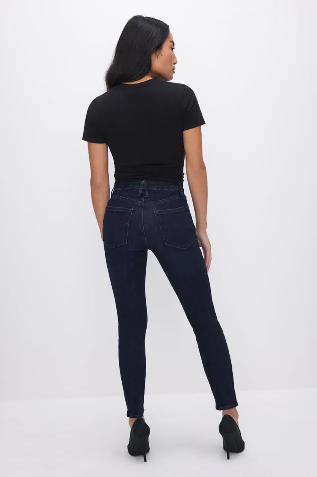 Women GOOD AMERICAN Jeans GOOD PETITE SKINNYJEANS Blue224