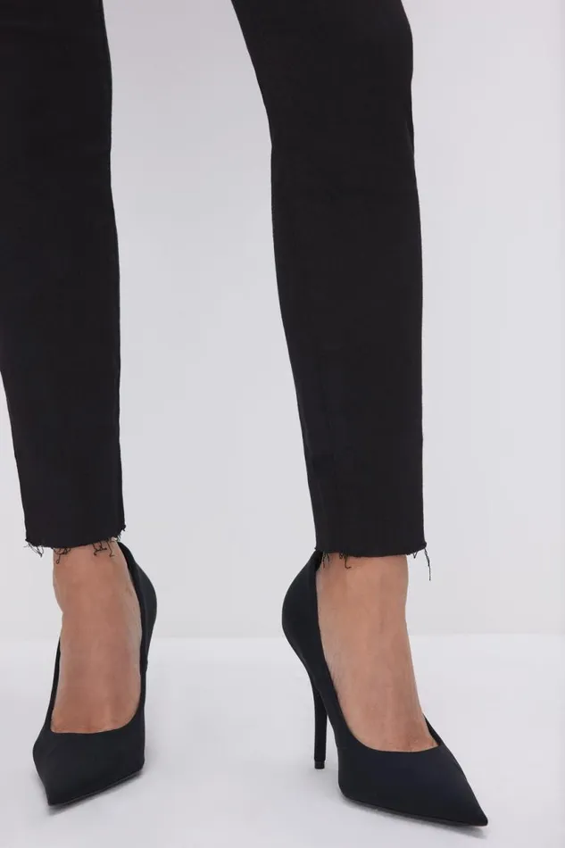 Women GOOD AMERICAN Jeans GOOD PETITE SKINNY NEVER FADEJEANS Black001