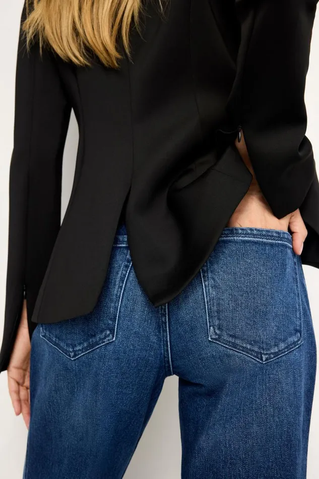 Women GOOD AMERICAN Jeans GOOD SKATE WIDEJEANS Bblue383