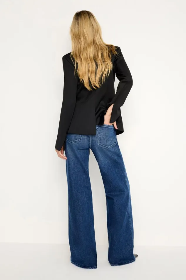 Women GOOD AMERICAN Jeans GOOD SKATE WIDEJEANS Bblue383