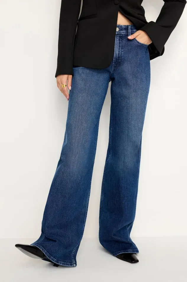 Women GOOD AMERICAN Jeans GOOD SKATE WIDEJEANS Bblue383