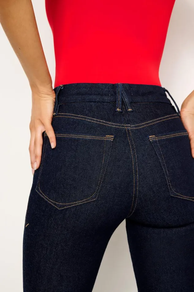 Women GOOD AMERICAN Jeans GOOD WAIST SUPER FLAREJEANS Indigo716