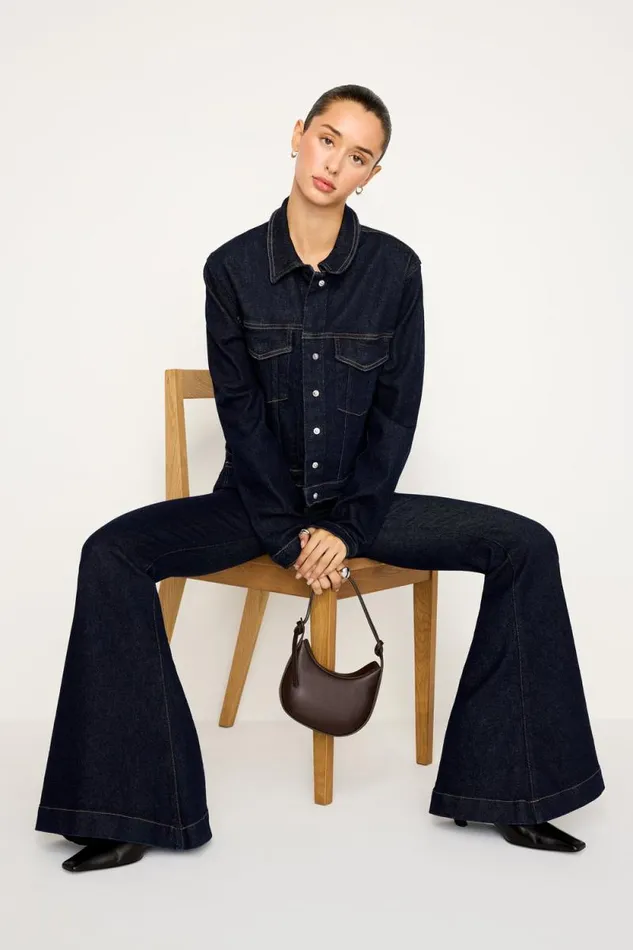 Women GOOD AMERICAN Jeans GOOD WAIST SUPER FLAREJEANS Indigo716