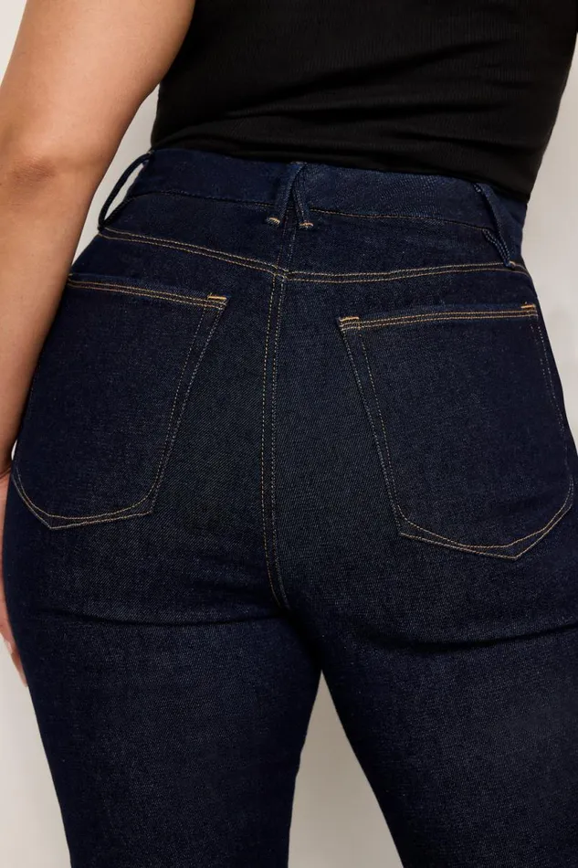 Women GOOD AMERICAN Jeans GOOD WAIST SUPER FLAREJEANS Indigo716