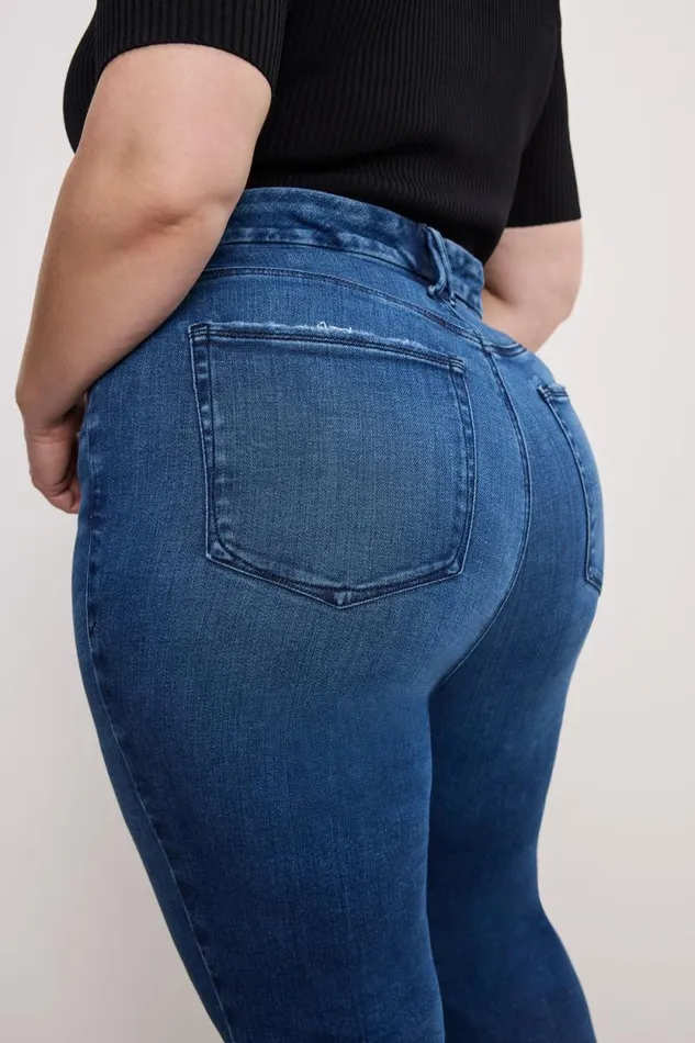 Women GOOD AMERICAN Jeans SOFTTECH GOOD LEGS CROPPED MINI BOOTJEANS Indigo891