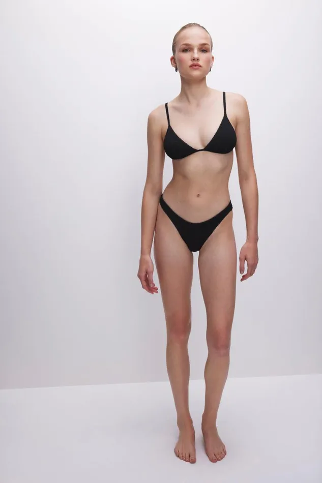 Women GOOD AMERICAN Swim ALWAYS FITS CLASSIC BIKINIBOTTOM Black001