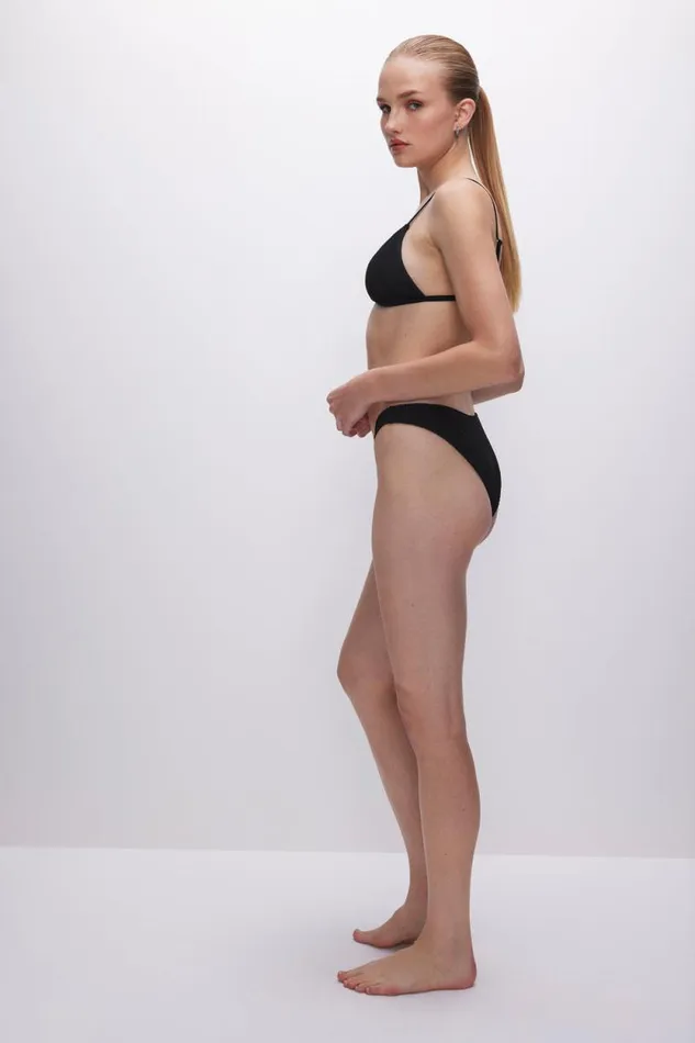 Women GOOD AMERICAN Swim ALWAYS FITS CLASSIC BIKINIBOTTOM Black001