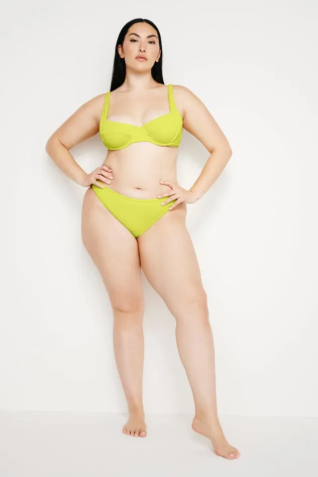 Women GOOD AMERICAN Swim ALWAYS FITS DEMI BIKINITOP Palo Verde002