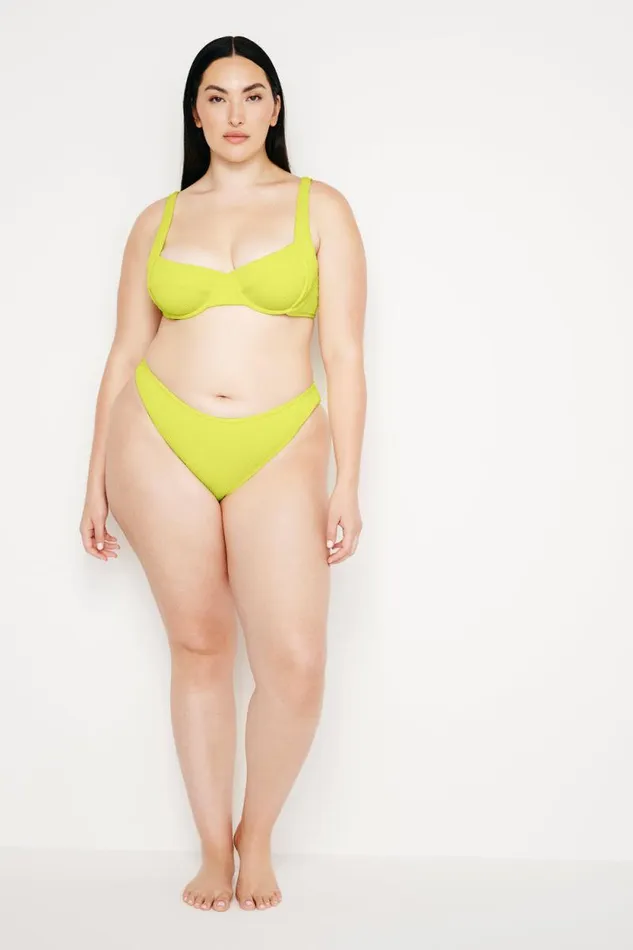 Women GOOD AMERICAN Swim ALWAYS FITS DEMI BIKINITOP Palo Verde002