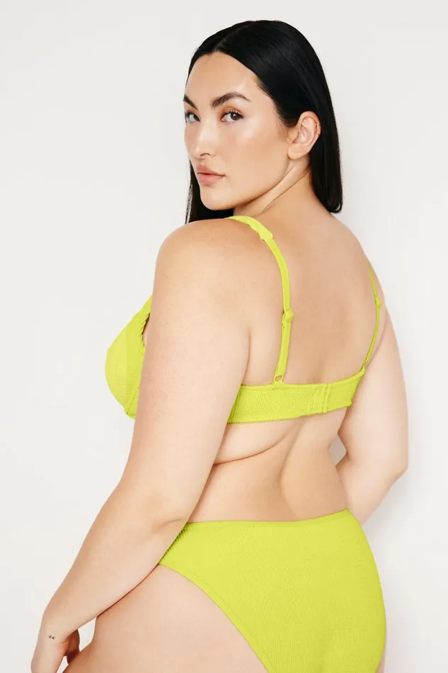 Women GOOD AMERICAN Swim ALWAYS FITS DEMI BIKINITOP Palo Verde002
