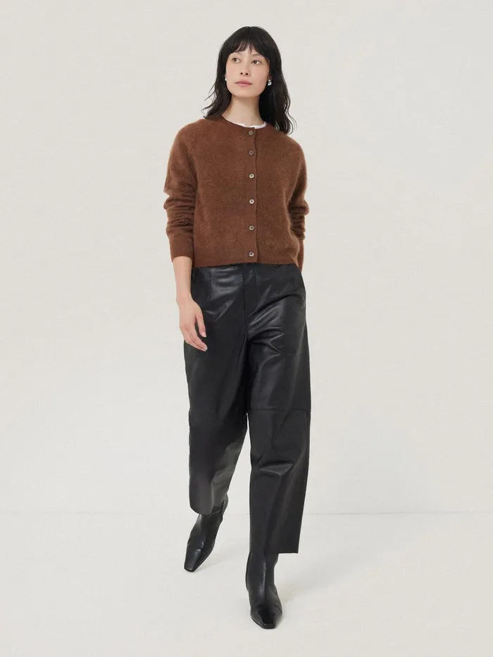 Women Halo Cashmere Cardigan Ginger Jigsaw Knitwear and Cashmere