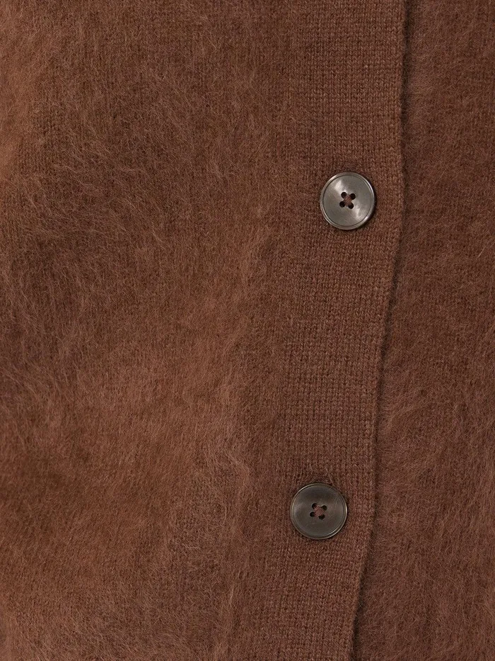 Women Halo Cashmere Cardigan Ginger Jigsaw Knitwear and Cashmere