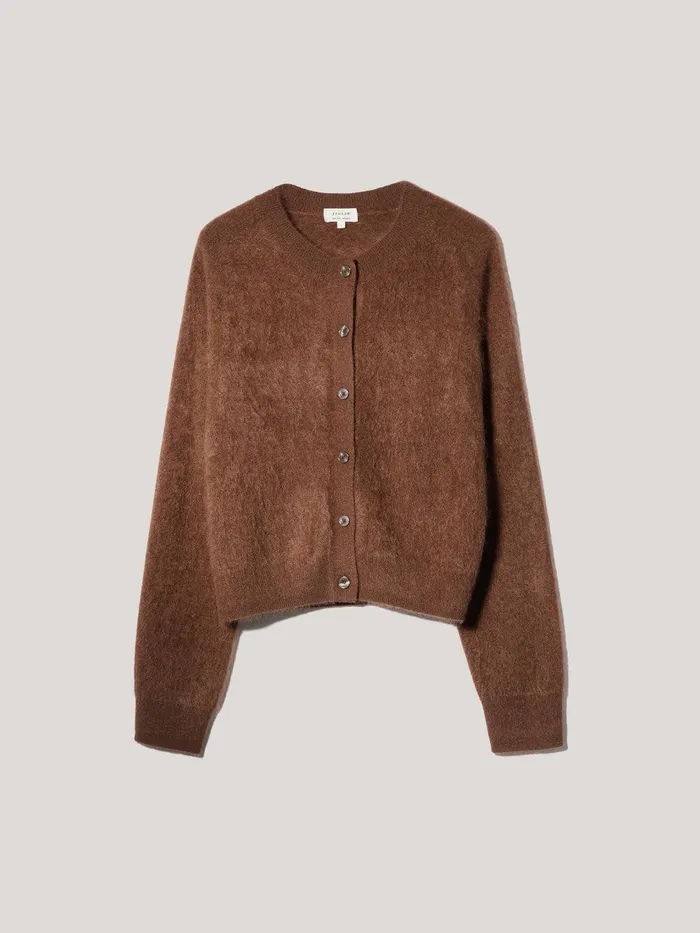 Women Halo Cashmere Cardigan Ginger Jigsaw Knitwear and Cashmere