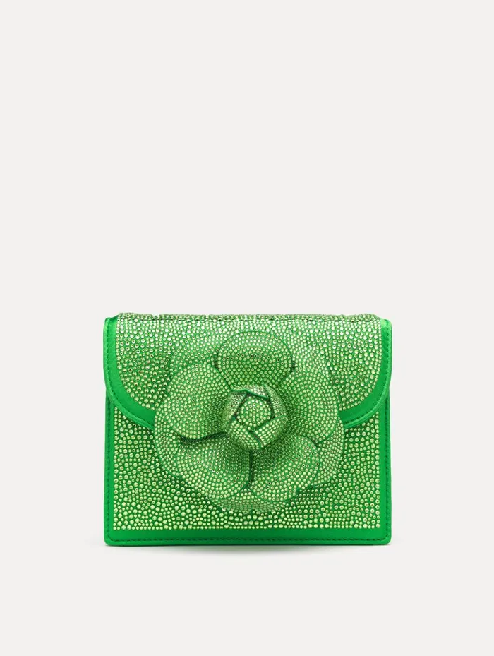 Women Handbags Oscar De La Renta Crystal Pav Mini TRO Bag Meadow Women Handbags Oscar De La Renta Crystal Pav Mini TRO Bag Meadow
