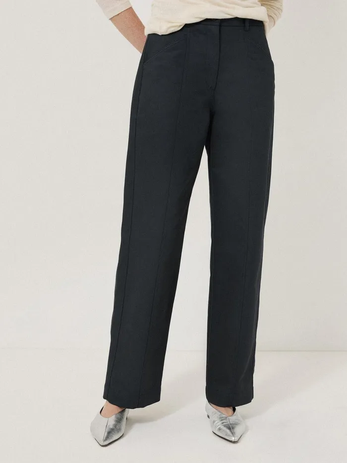 Women Hatton Chino Trouser Blue Jigsaw Trousers