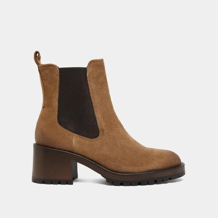 Women High Boots With Notched Soles Taupe JONAK Ankle Boots Lowboots