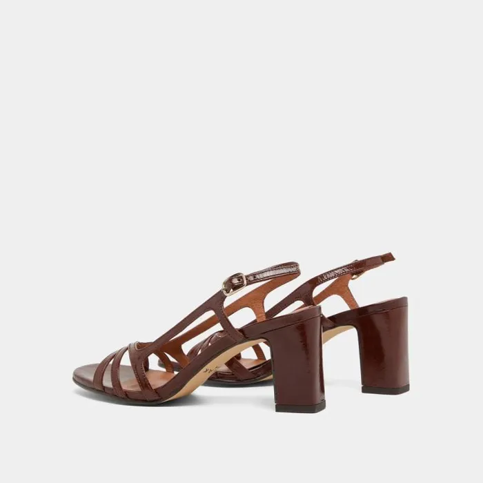Women Highheeled Sandals Brown JONAK Sandals