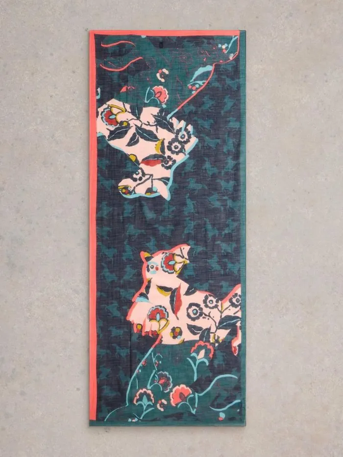 Women Horsing Around Scarf Navy Multi White Stuff Scarves Women Horsing Around Scarf Navy Multi White Stuff Scarves