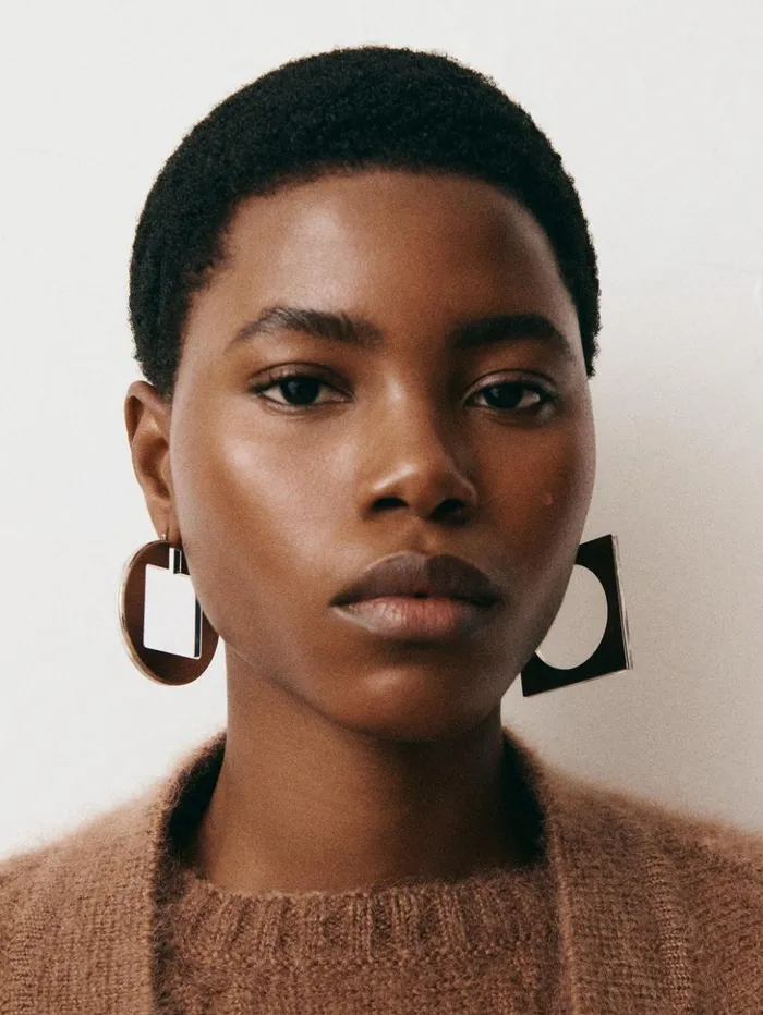 Women Jewellery JACQUEMUS The Rond Carr Hoops Earrings Silvertransparent Women Jewellery JACQUEMUS The Rond Carr Hoops Earrings Silvertransparent