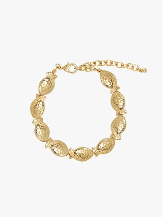 Women Jewelry Lisa Says Gah Fishes Bracelet Gold