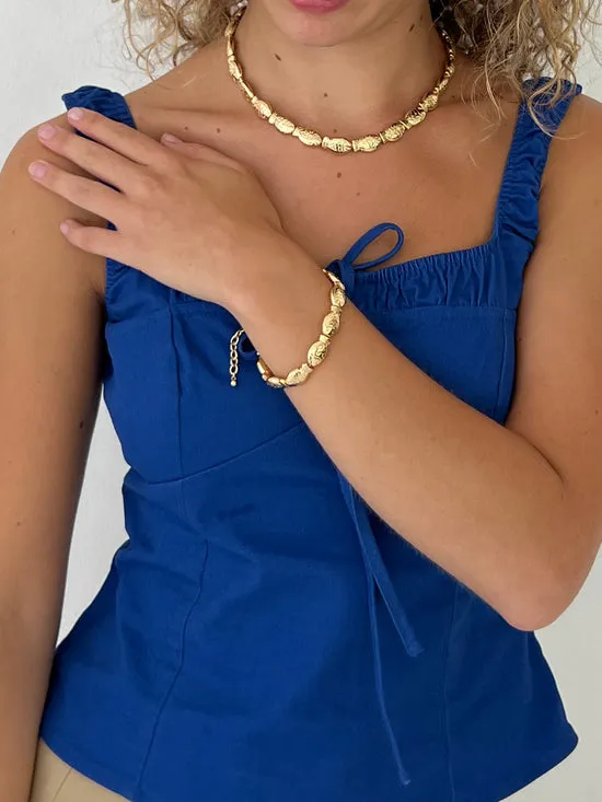 Women Jewelry Lisa Says Gah Fishes Bracelet Gold