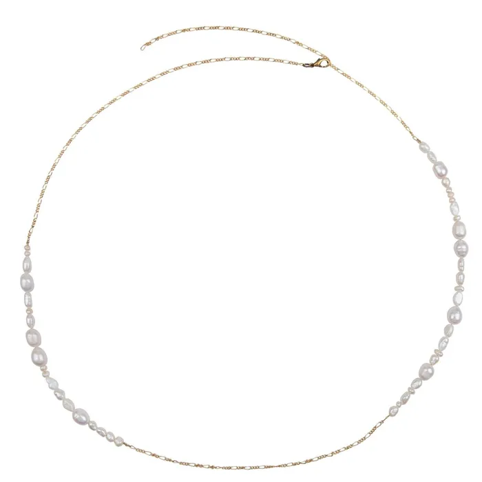 Women Jewelry Love Stories Belly Chain Pearl Off White