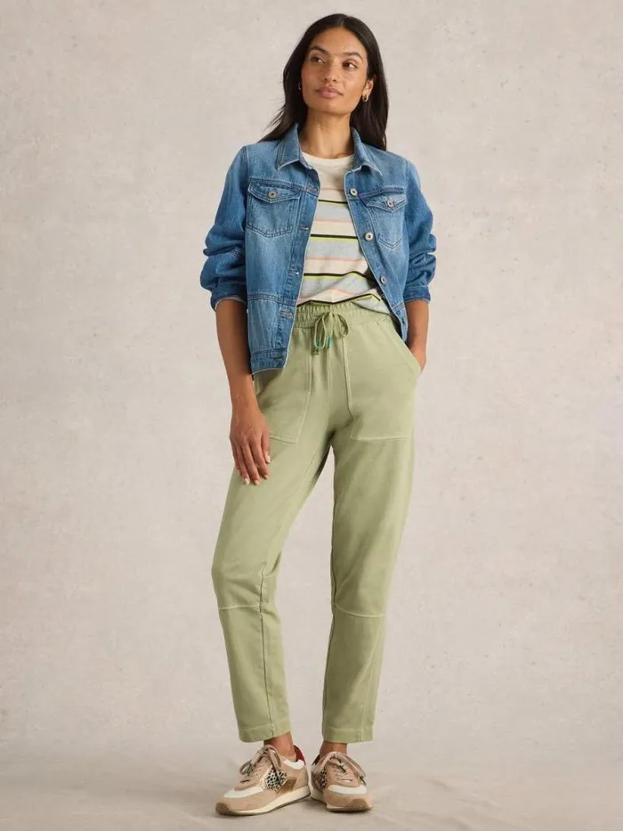 Women Jude Jersey Jogger Light Green White Stuff Trousers