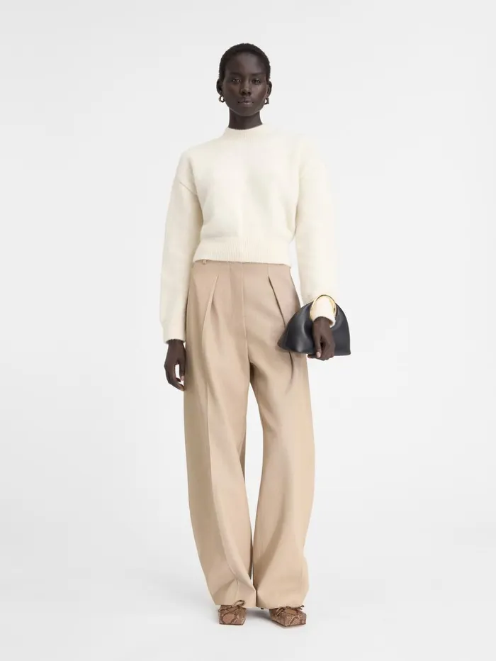 Women Knits JACQUEMUS The Jacquemus Knit Light Beige