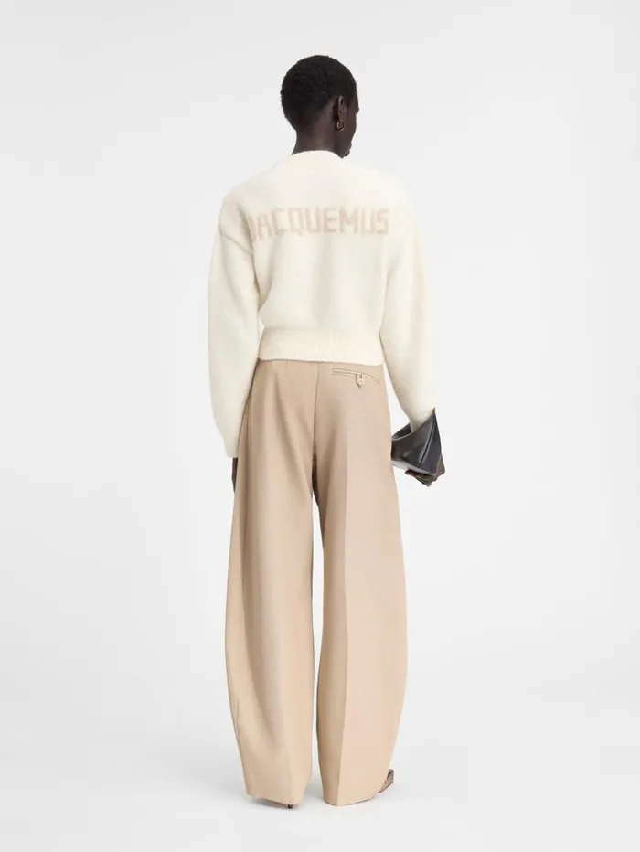Women Knits JACQUEMUS The Jacquemus Knit Light Beige Women Knits JACQUEMUS The Jacquemus Knit Light Beige