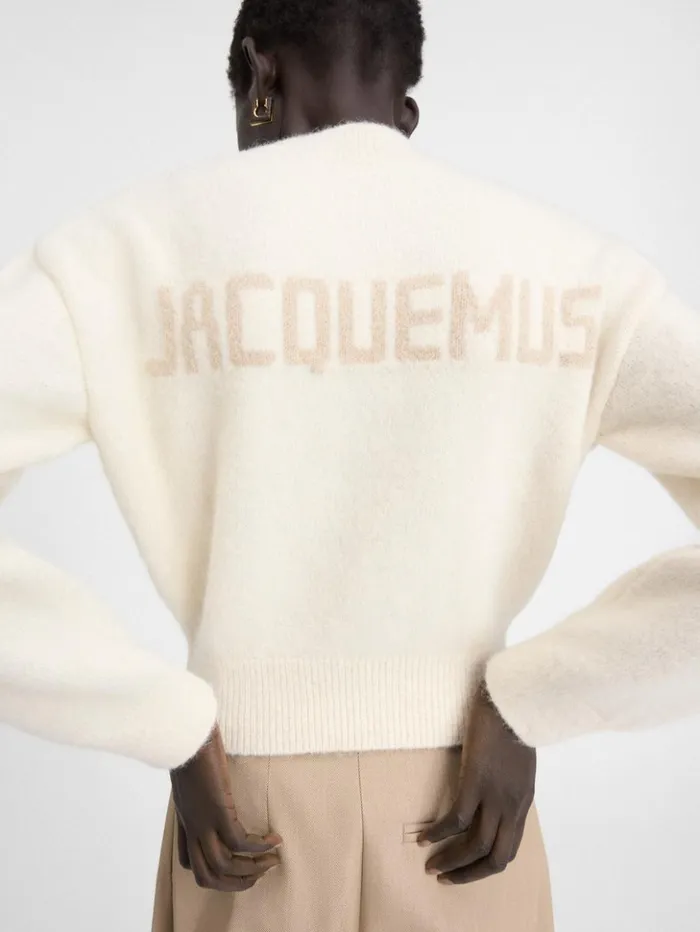 Women Knits JACQUEMUS The Jacquemus Knit Light Beige Women Knits JACQUEMUS The Jacquemus Knit Light Beige