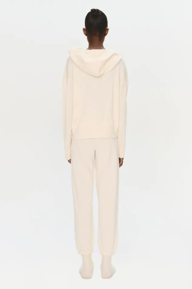 Women Knitwear Jonathan Simkhai Joggers Ivory Jogger Pants Women Knitwear Jonathan Simkhai Joggers Ivory Jogger Pants