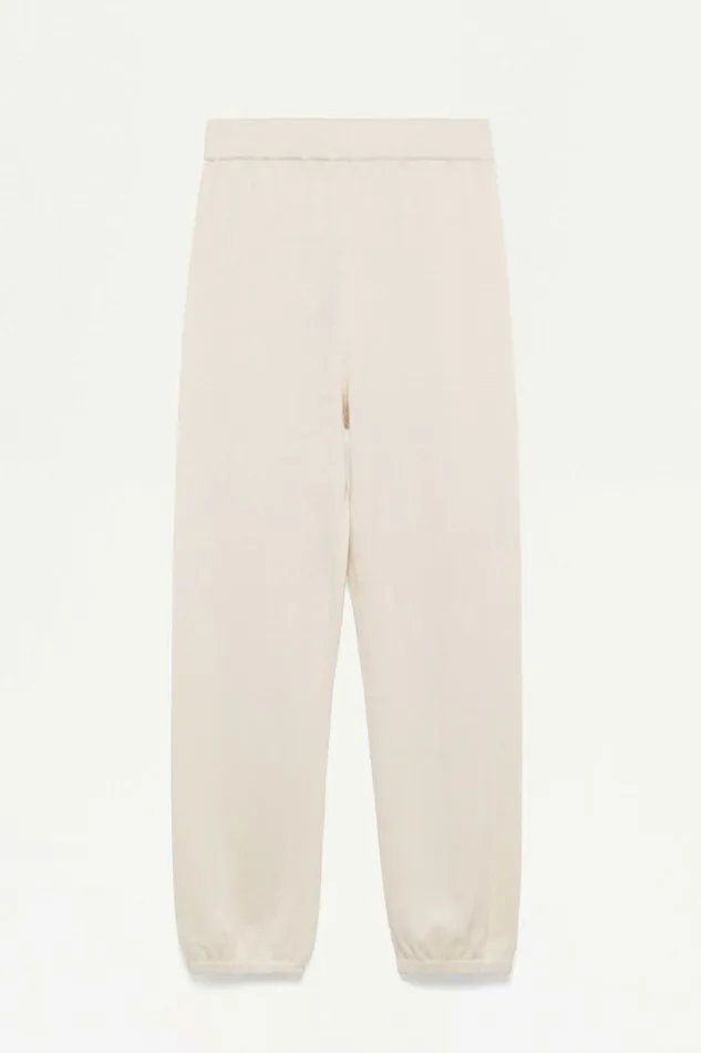Women Knitwear Jonathan Simkhai Joggers Ivory Jogger Pants Women Knitwear Jonathan Simkhai Joggers Ivory Jogger Pants