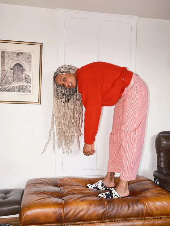 Women Lisa Says Gah Daphne Trouser Red Stripe Bottoms