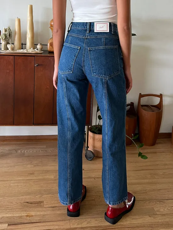 Women Lisa Says Gah Reese Jean Vintage Indigo Denim