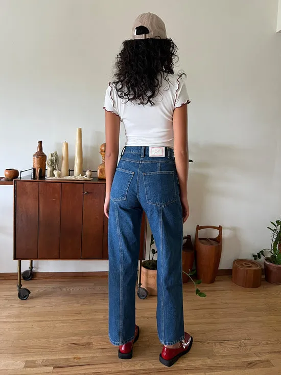 Women Lisa Says Gah Reese Jean Vintage Indigo Denim