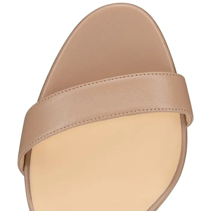 Women Loubigirl 85 Mm Strappy Sandals 8211 Nappa Leather 8211 Blush Christian Louboutin Sandals and Slides