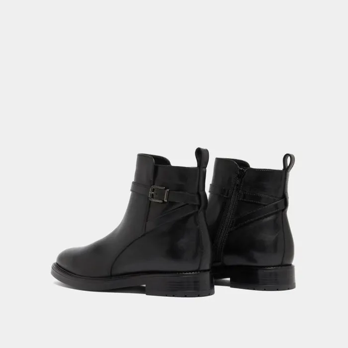 Women Lowboots With Buckles Black JONAK Ankle Boots Lowboots