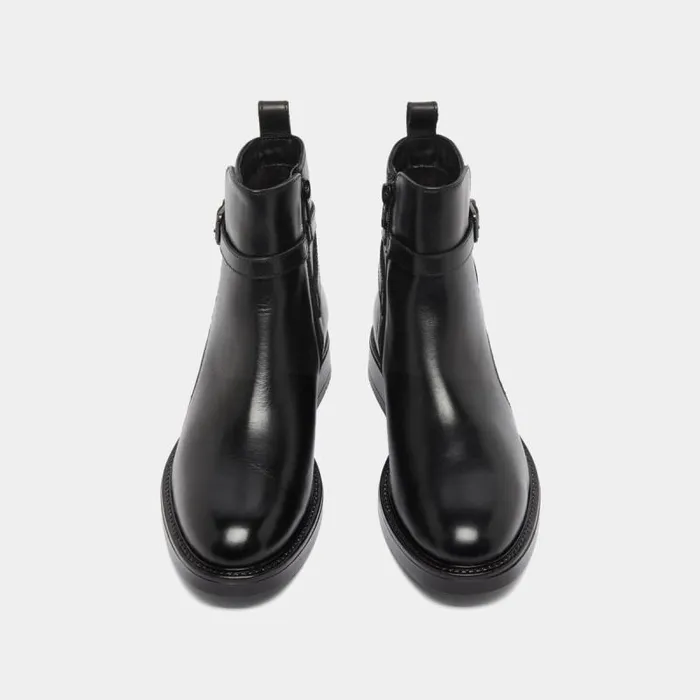 Women Lowboots With Buckles Black JONAK Ankle Boots Lowboots