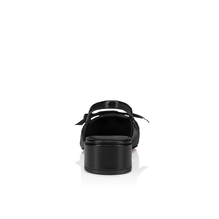 Women Mamaflirt Sling 30mm Ballerinas 8211 Nappa Leather 8211 Black Christian Louboutin Flats and Loafers