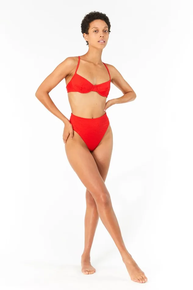 Women Mara Hoffman Bikini Tops Mazlyn Bikini Top Red Women Mara Hoffman Bikini Tops Mazlyn Bikini Top Red