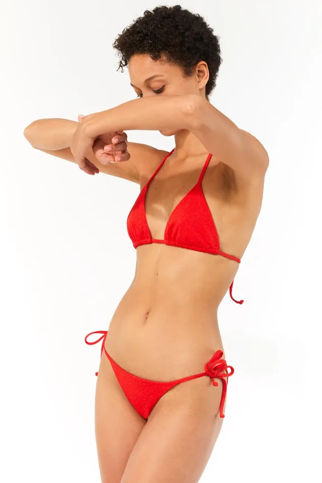 Women Mara Hoffman Bikini Tops Rae Bikini Top Red