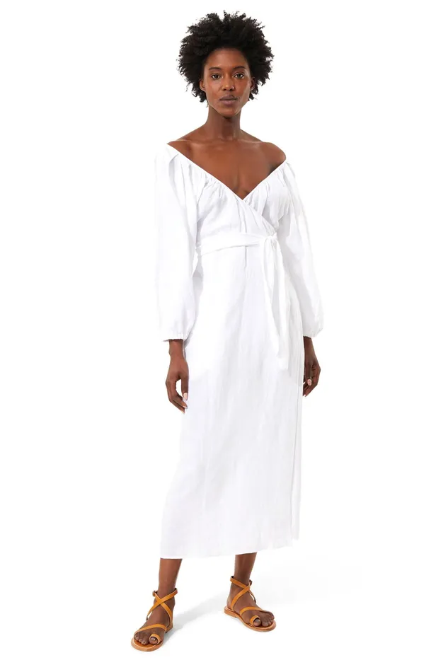Women Mara Hoffman Dresses Fila Dress White