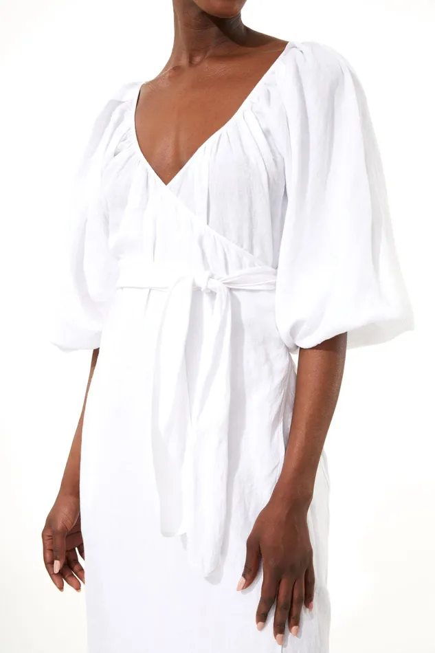 Women Mara Hoffman Dresses Fila Dress White Women Mara Hoffman Dresses Fila Dress White