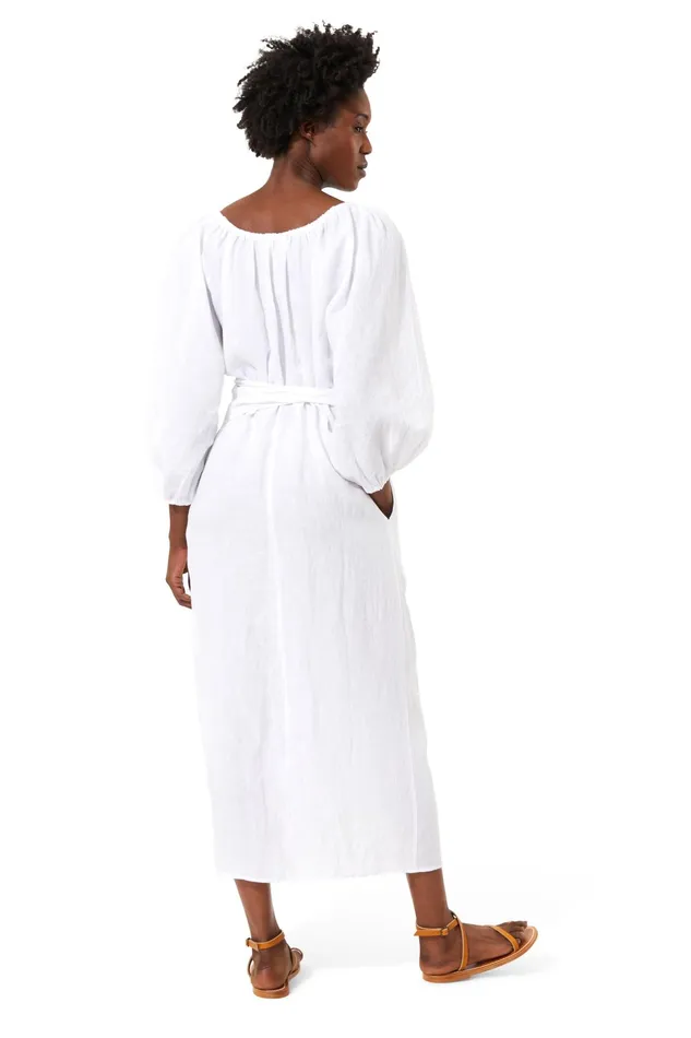 Women Mara Hoffman Dresses Fila Dress White Women Mara Hoffman Dresses Fila Dress White