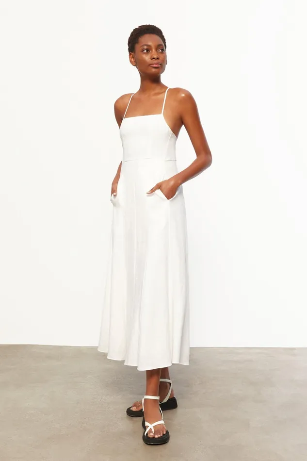 Women Mara Hoffman Dresses Verona Dress White