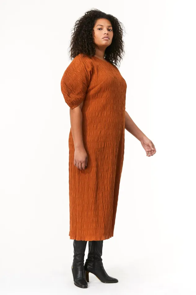 Women Mara Hoffman Extended Sizes Extended Aranza Dress Brown