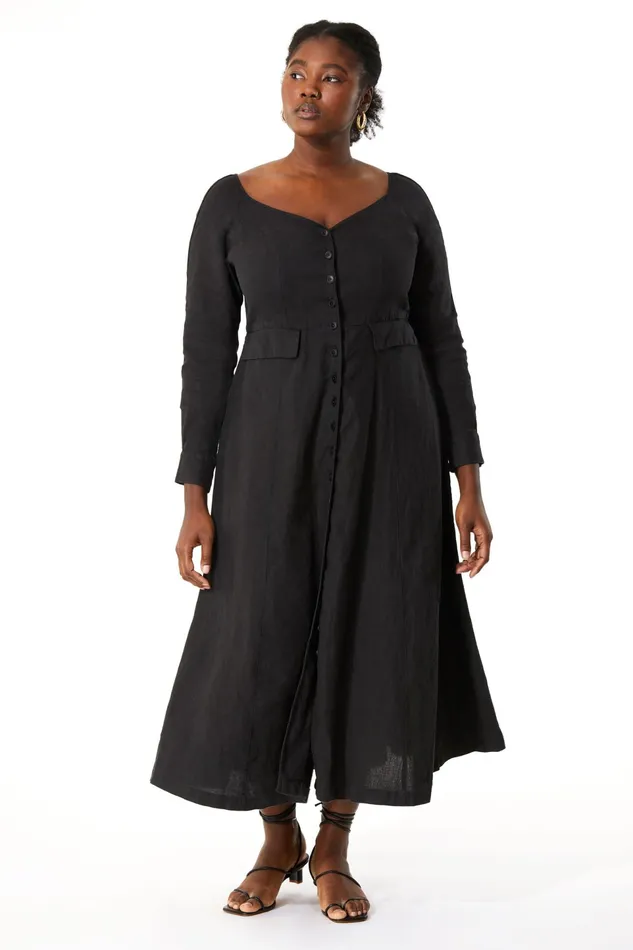 Women Mara Hoffman Extended Sizes Extended Silvana Dress Black