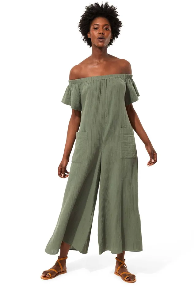 Women Mara Hoffman Jumpsuits and Rompers Blanche Jumpsuit Sage