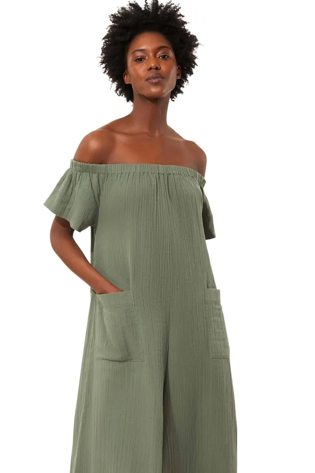 Women Mara Hoffman Jumpsuits and Rompers Blanche Jumpsuit Sage