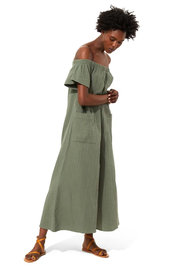 Women Mara Hoffman Jumpsuits and Rompers Blanche Jumpsuit Sage